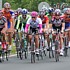 The peloton doesn't react behind the break